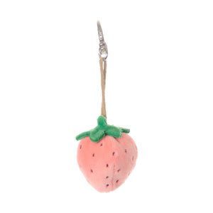 Bukowski - Strawberry Bag Charm - Pink