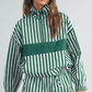 Buttermelon - Drawstring Turtleneck Jacket|196