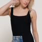 Active Basic - Square Neck Sweater Bodysuit|436