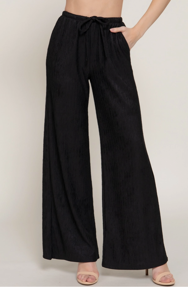 Active Basic -  Crinkle Knit Pants|454