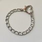 Saiba Heart Clasp Bracelet- Silver|2188