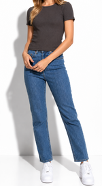 Active Basic - Short Sleeve Rib Top|1511