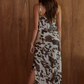 By Together - Cow Print Sleeveless Midi|501