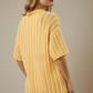 Sunday Edition - Button Down Stripe Crochet Top|34