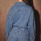 Le Lis -  Denim Long Sleeve Skort Romper|3701