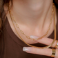 Paperclip Necklace - 18K PVD Gold Plating|1449