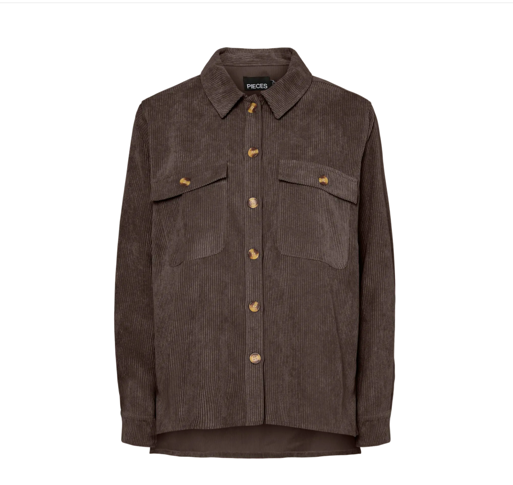 Pieces - Corduroy Button Up|3044