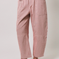 Le Lis - Elastic Waist Big Pocket Barrel Pants|128