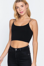 Active Basic - Elastic Strap Cami Top|341