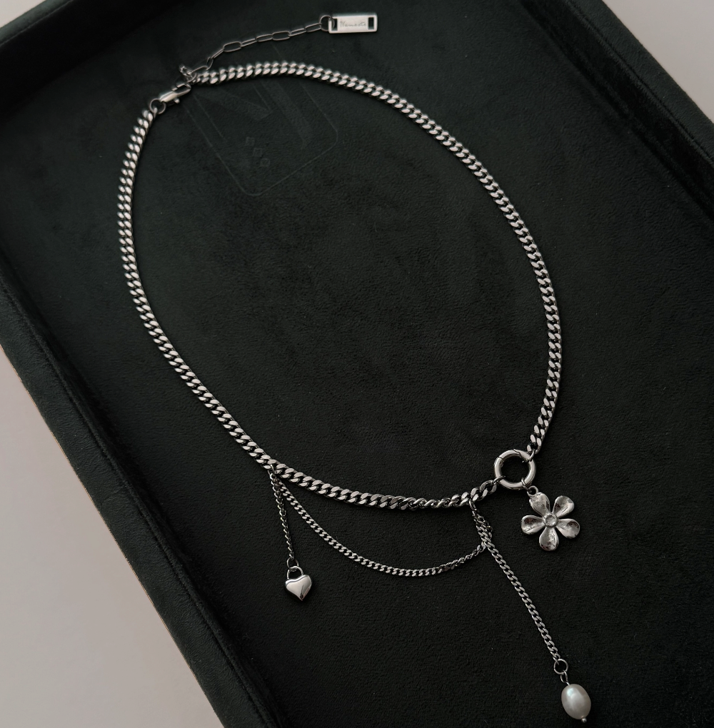Willow Necklace- Silver|2204