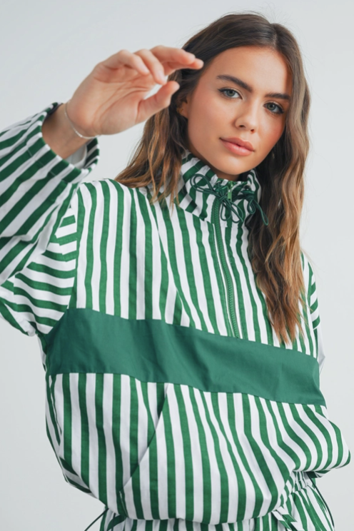 Buttermelon - Drawstring Turtleneck Jacket|200