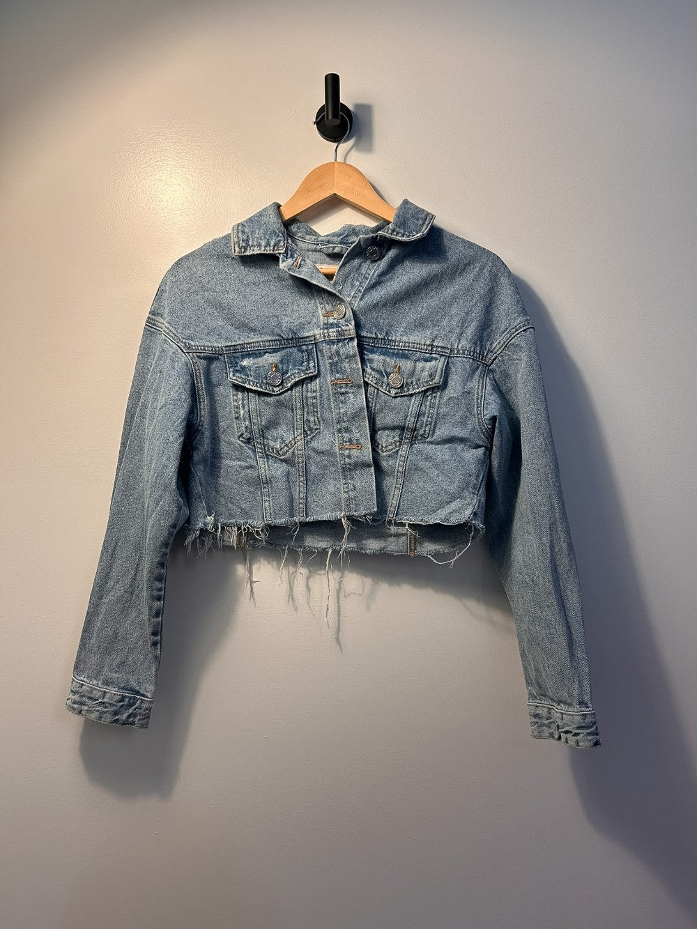 Garage Cropped Jean Jacket XS|2927