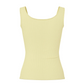 Pieces Ribbed Butter Tank|2555