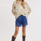 Sky To Moon - Lace Shorts Navy|485