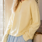 Blu Pepper - Raw Rolled Edge Henley Top|550