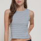 Active Basic - Striped Textured Knit Top|430