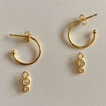 Elise Earrings- Spheres - 18K PVD Gold Plating|1640