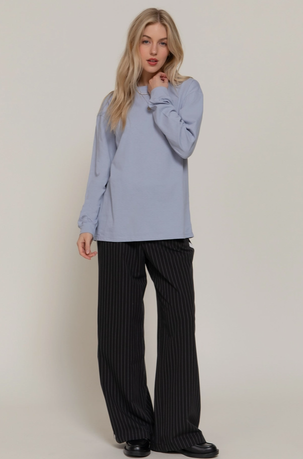 Active Basic - Long Sleeve Cotton Tee|357