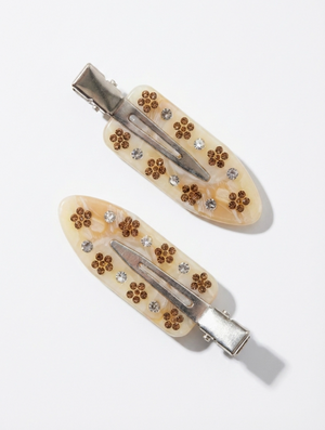 Lady June - Vintage Floral Hair Clips|2047