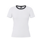 Pieces - Ribbed Basic Tee|2236
