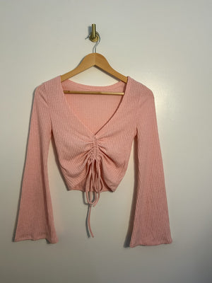 Tie Front Tank Top S/M **No Size Tags|1901