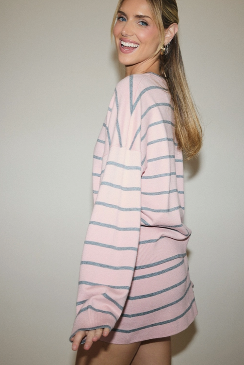 Sunday Edition - Stripe Button Down Sweater Cardigan|47