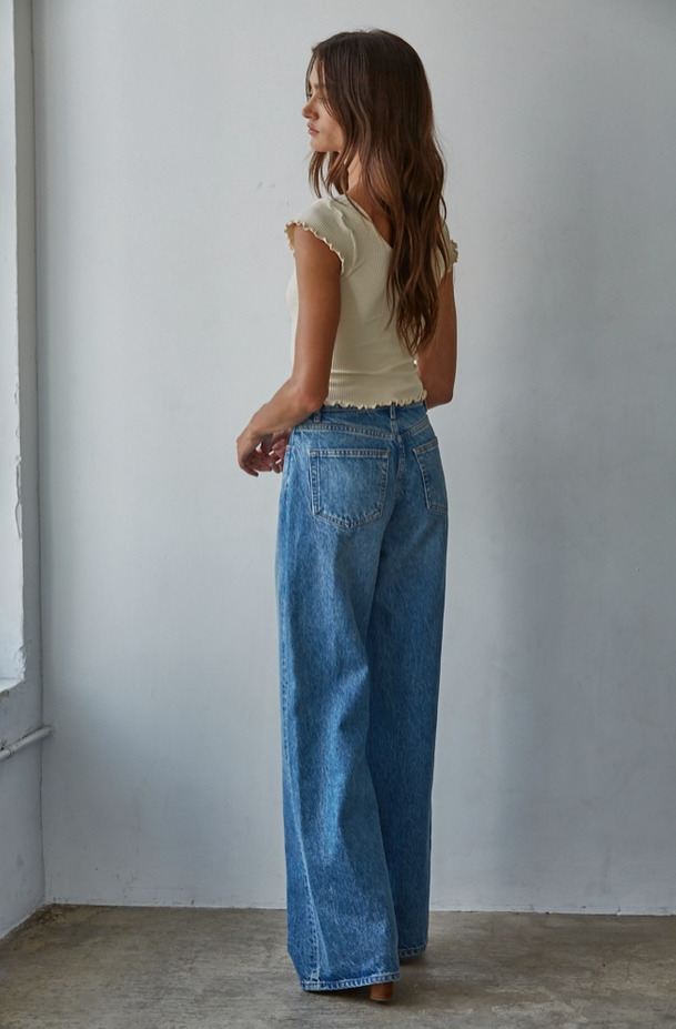 By Together - Ribbed Merrow Top|536
