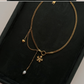 Willow Necklace - 18K PVD Gold Plating|1429