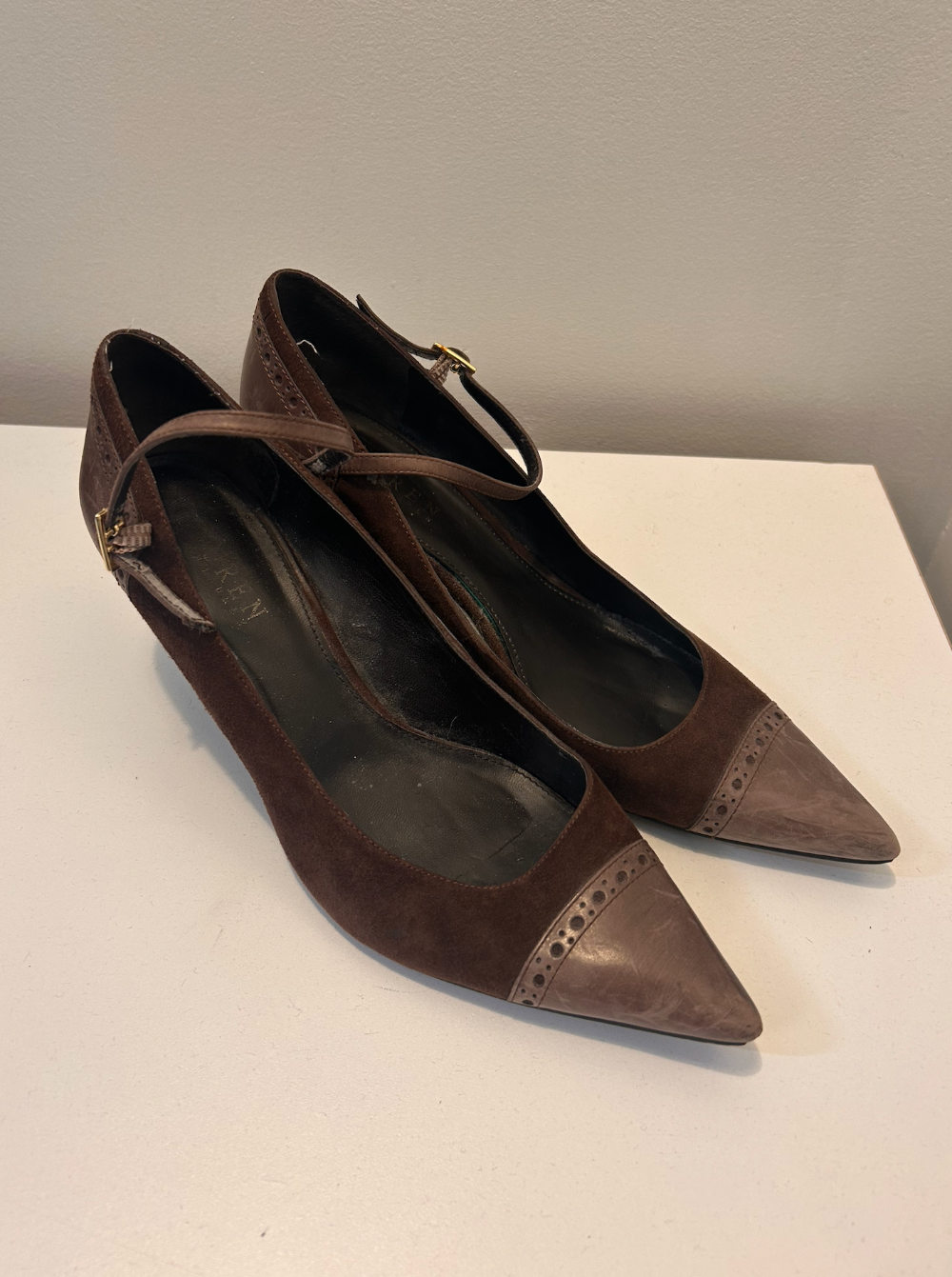 Vintage Ralf Lauren Heels (No Size Tag, 7.5?|3419