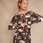 Le Lis - Boat Neck Low Waist Knit Dress|124
