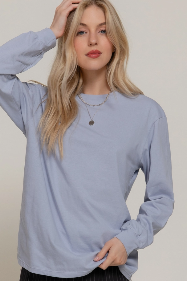 Active Basic - Long Sleeve Cotton Tee|358
