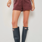 Pretty Garbage - Roxy Micro Grid Nylon Shorts|3627