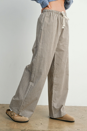 Buttermelon - Loose-Fit Adjustable Tie-Front Pants|215