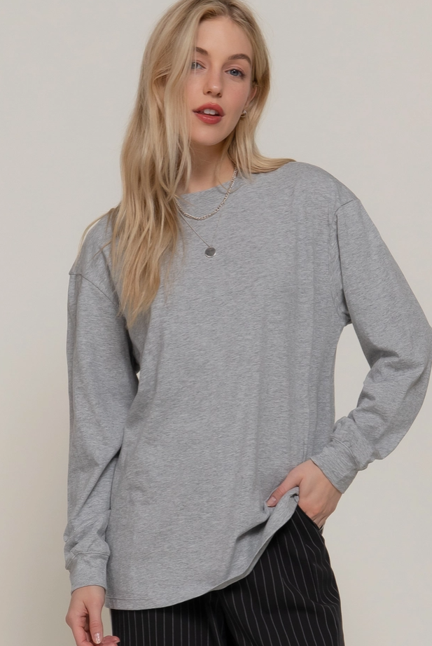 Active Basic - Long Sleeve Cotton Tee|355