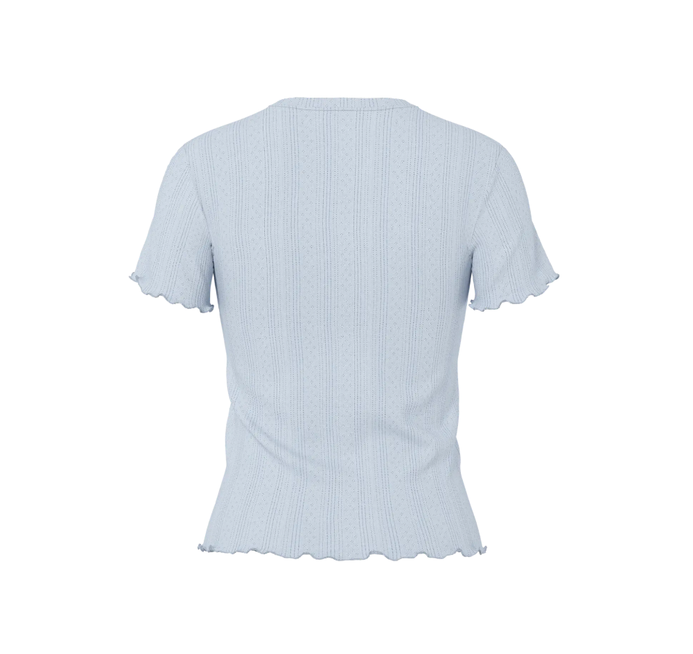 Pieces - Pointelle Tee|2969