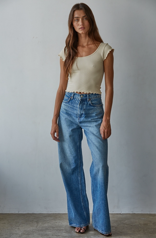 By Together - Ribbed Merrow Top|535