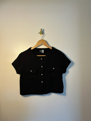 Divided Shirt M *Missing Button|1751
