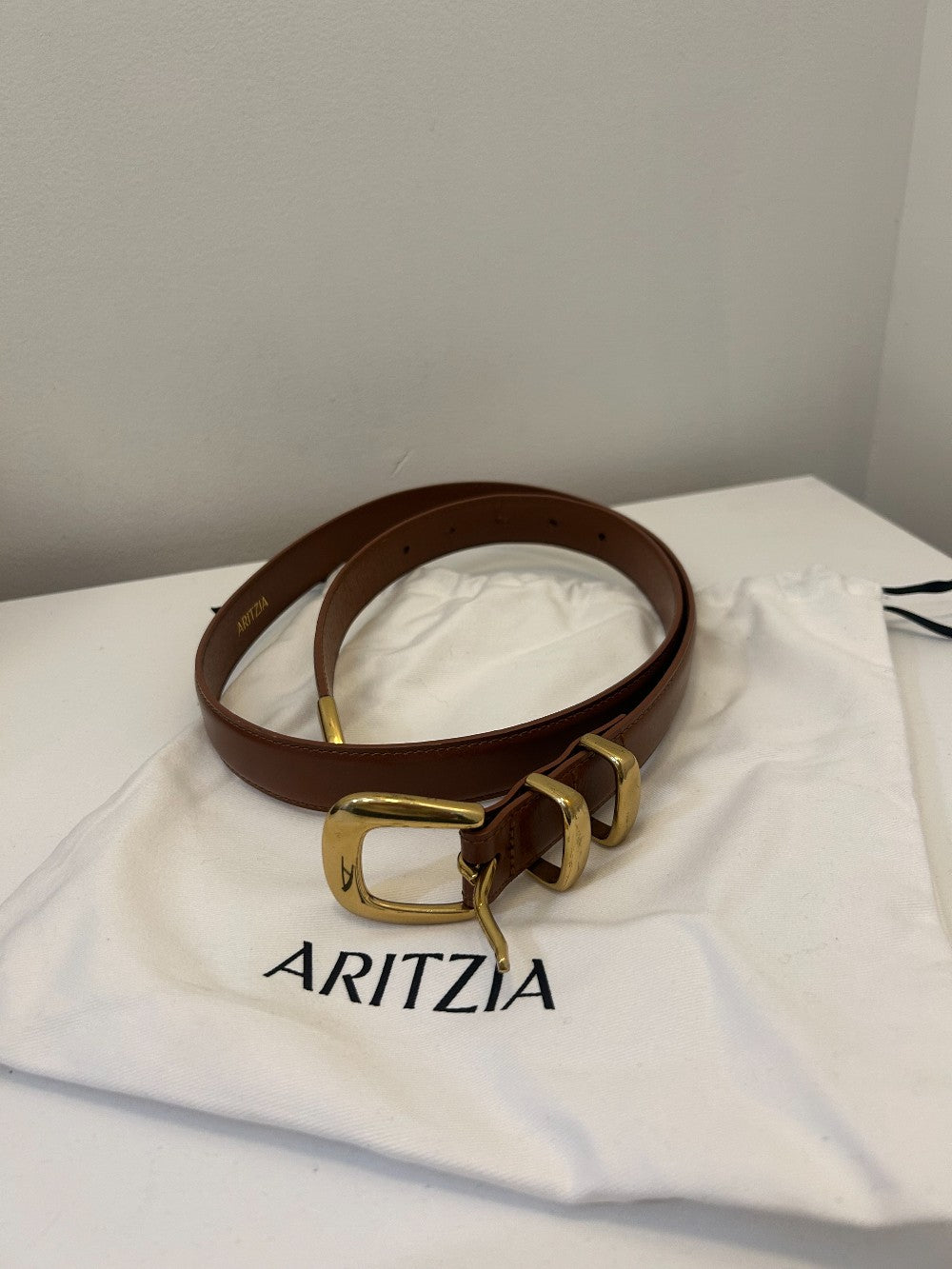 Aritzia Leather Belt Large *Reg $88|5048