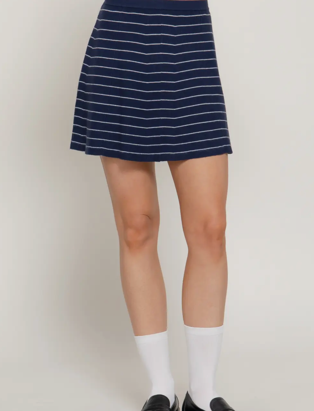 Active Basics - Mini Striped Knit Skirt|2324
