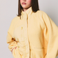 Le Lis - Oversized Sherpa Fleece Snap Front Pocket Jacket|3682