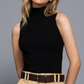 Active Basic - High Neck Rib Top|1673