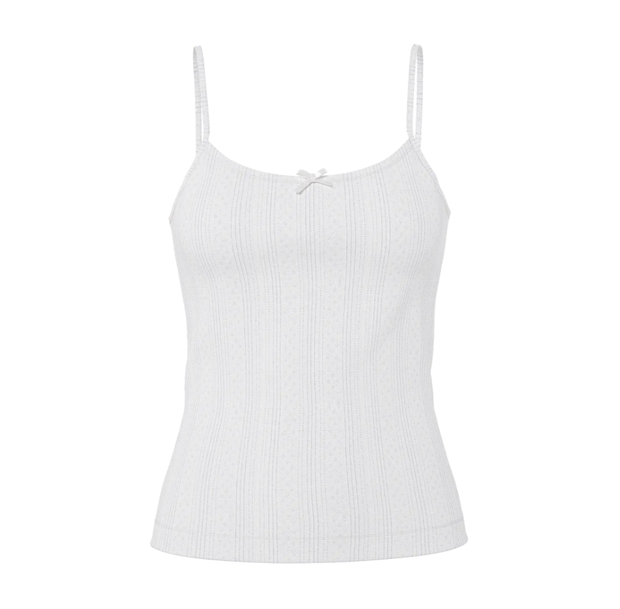Pieces - Pointelle Tank|2940
