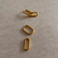 Paperclip Earrings - 18K PVD Gold Plating|1615