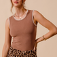 So Me - Embroidered Knit Tank|609
