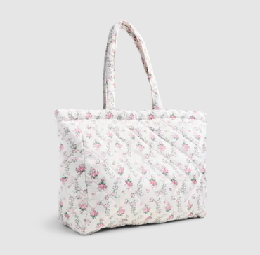 Pieces - Sunday Bloom Quilted Tote Bag|2545