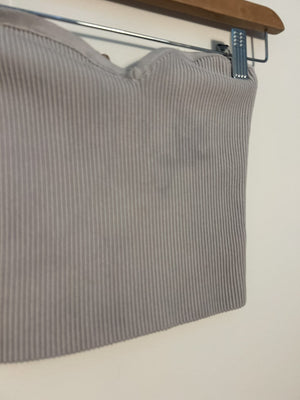 Babaton Ribbed Tube Top XS *Imperfection|840