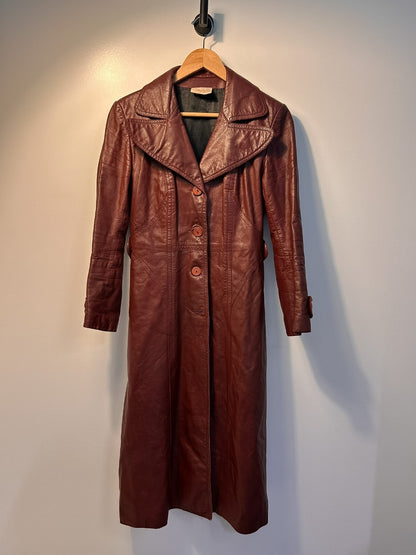 Leather Trench Coat - 7/8|2679