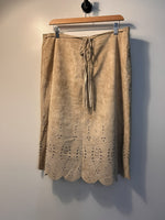 Danier Suede Skirt - Size 10 **Imperfection|5296