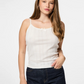Pieces - Pointelle Tank|2942