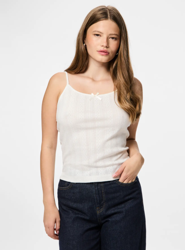 Pieces - Pointelle Tank|2942